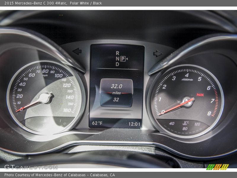 Polar White / Black 2015 Mercedes-Benz C 300 4Matic