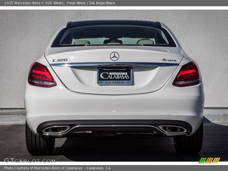 Polar White / Silk Beige/Black 2015 Mercedes-Benz C 300 4Matic