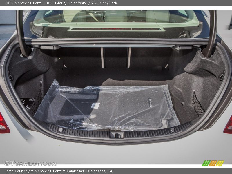 Polar White / Silk Beige/Black 2015 Mercedes-Benz C 300 4Matic