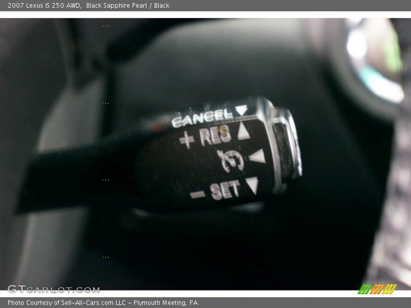 Black Sapphire Pearl / Black 2007 Lexus IS 250 AWD