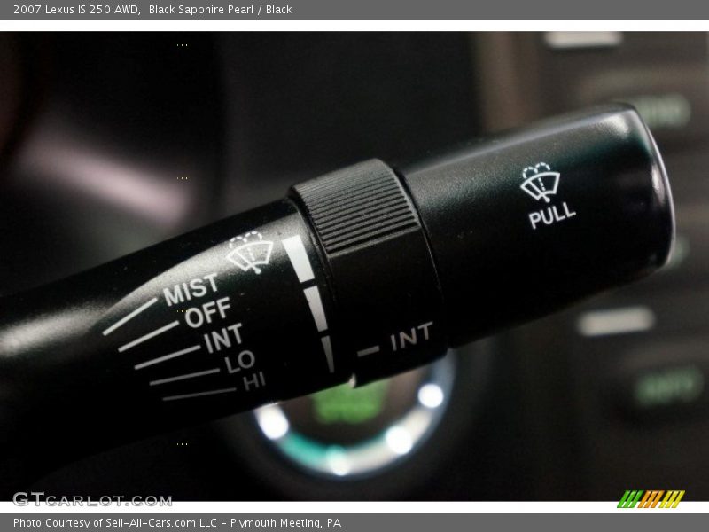 Black Sapphire Pearl / Black 2007 Lexus IS 250 AWD
