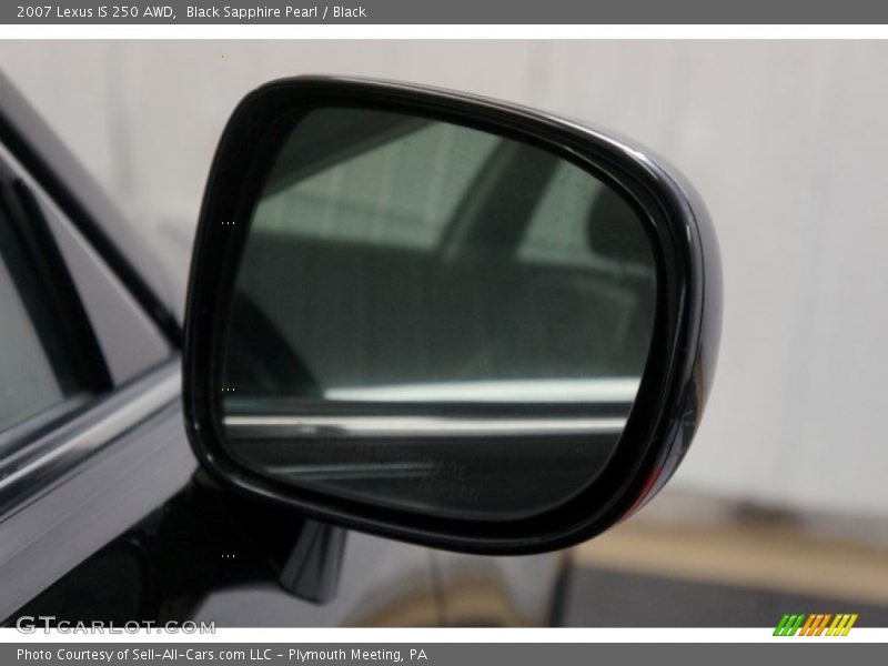 Black Sapphire Pearl / Black 2007 Lexus IS 250 AWD