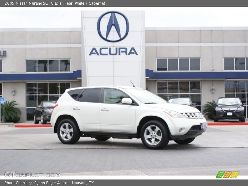 Glacier Pearl White / Cabernet 2005 Nissan Murano SL