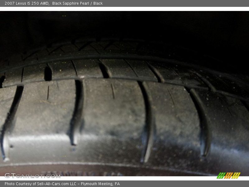 Black Sapphire Pearl / Black 2007 Lexus IS 250 AWD
