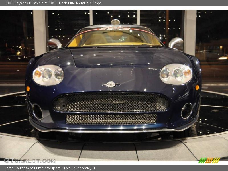 Dark Blue Metallic / Beige 2007 Spyker C8 Laviolette SWB