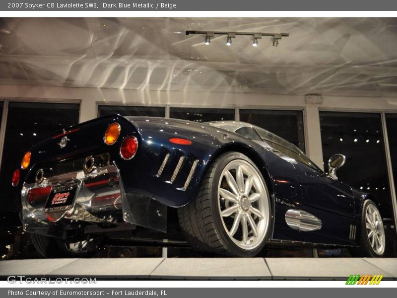 Dark Blue Metallic / Beige 2007 Spyker C8 Laviolette SWB