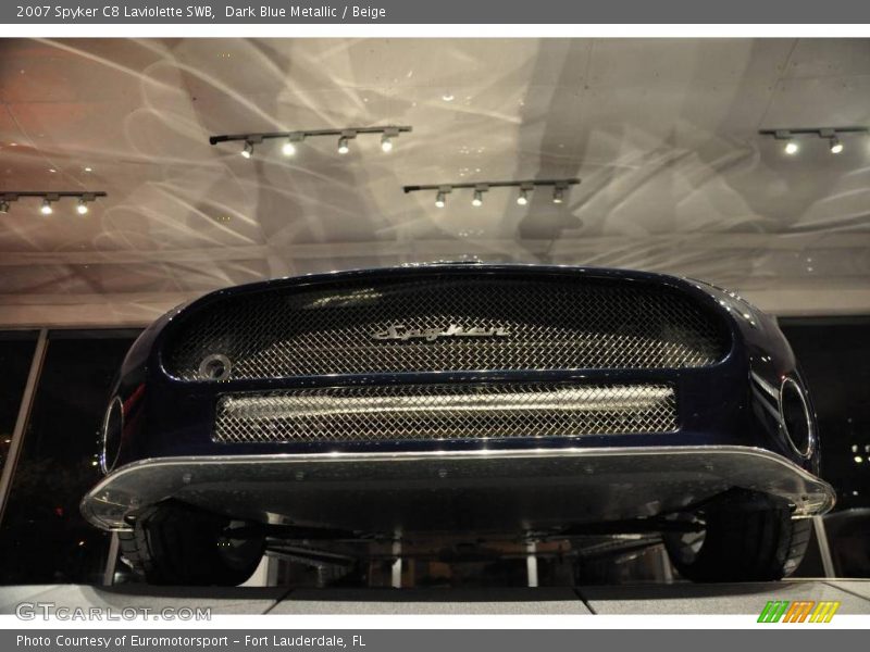 Dark Blue Metallic / Beige 2007 Spyker C8 Laviolette SWB