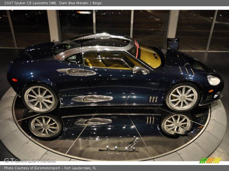 Dark Blue Metallic / Beige 2007 Spyker C8 Laviolette SWB