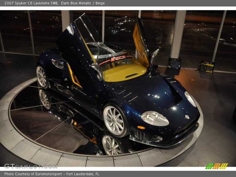 Dark Blue Metallic / Beige 2007 Spyker C8 Laviolette SWB