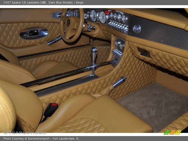 Dark Blue Metallic / Beige 2007 Spyker C8 Laviolette SWB