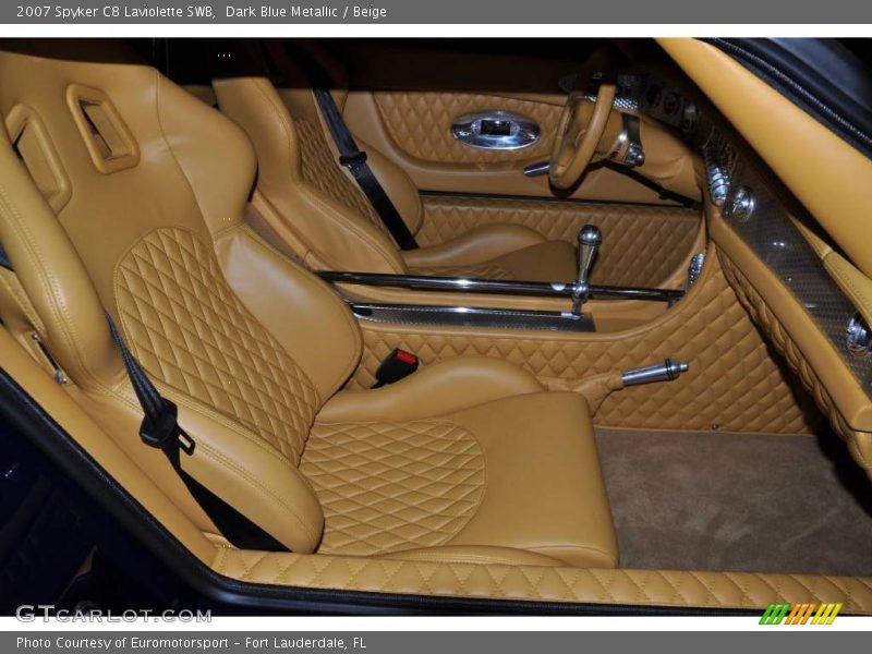 Dark Blue Metallic / Beige 2007 Spyker C8 Laviolette SWB