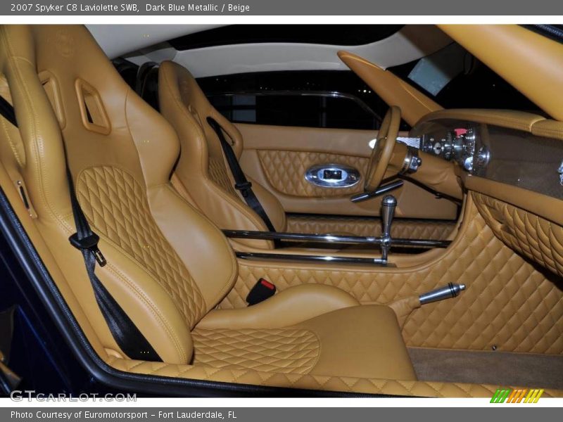 Dark Blue Metallic / Beige 2007 Spyker C8 Laviolette SWB