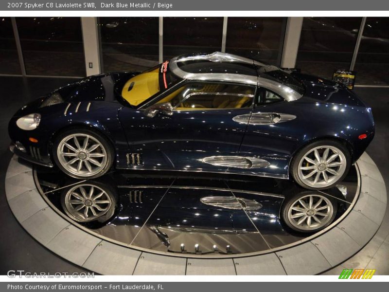 Dark Blue Metallic / Beige 2007 Spyker C8 Laviolette SWB