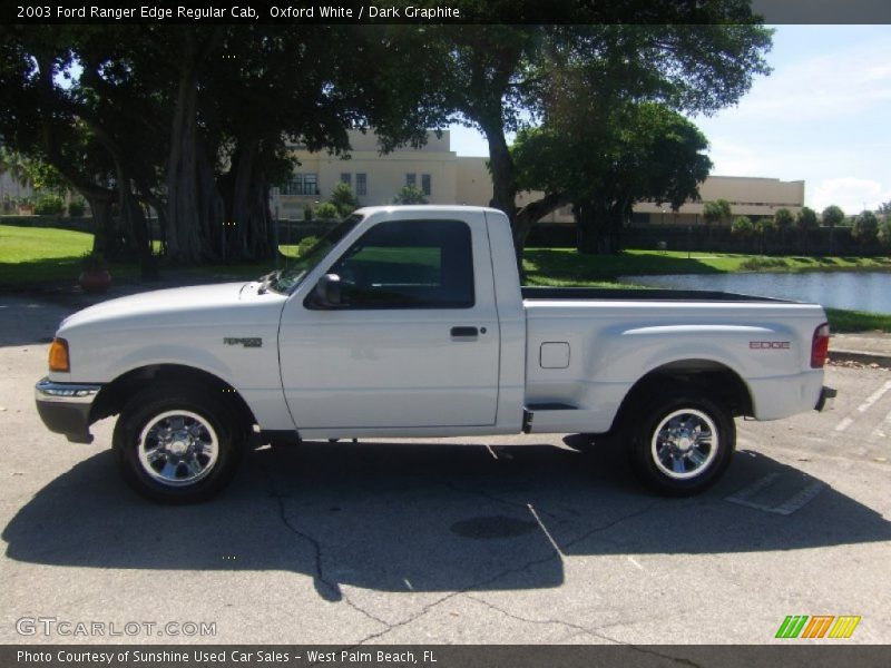 Oxford White / Dark Graphite 2003 Ford Ranger Edge Regular Cab