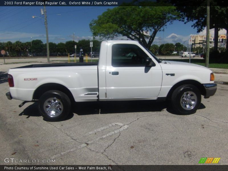 Oxford White / Dark Graphite 2003 Ford Ranger Edge Regular Cab
