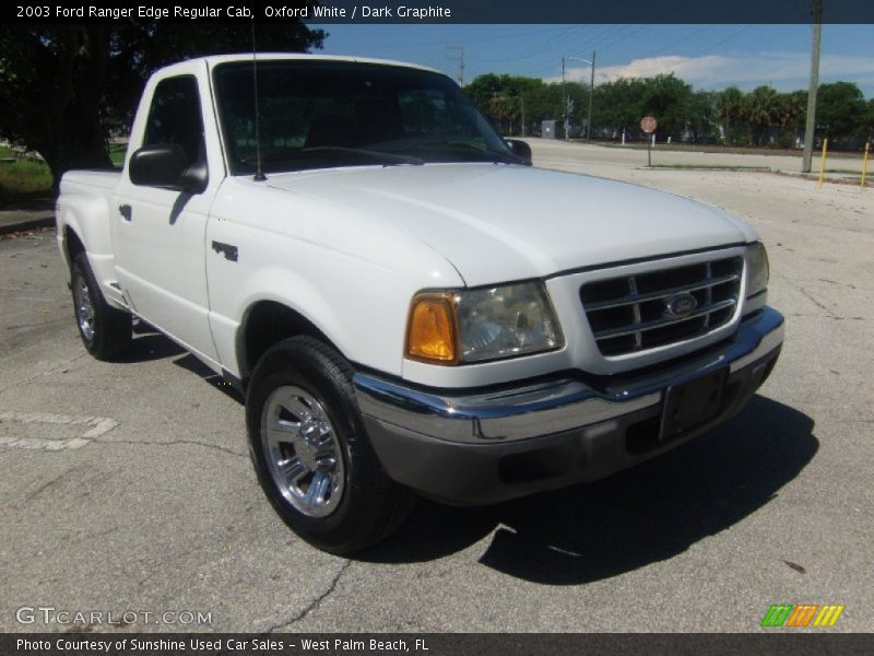 Oxford White / Dark Graphite 2003 Ford Ranger Edge Regular Cab