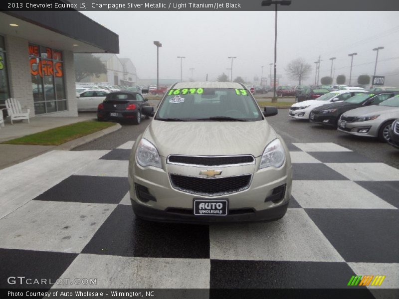 Champagne Silver Metallic / Light Titanium/Jet Black 2013 Chevrolet Equinox LS