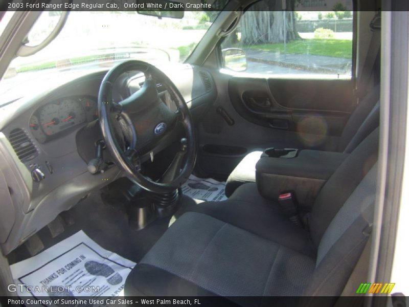 Oxford White / Dark Graphite 2003 Ford Ranger Edge Regular Cab