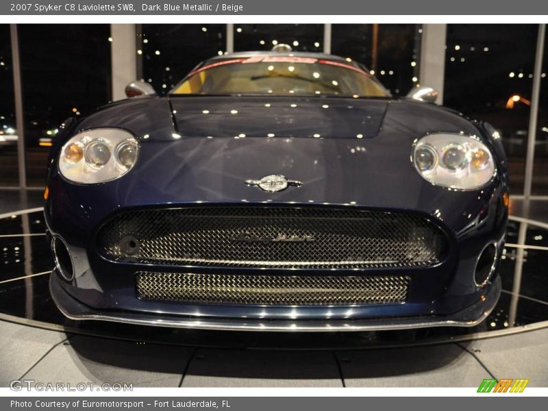 Dark Blue Metallic / Beige 2007 Spyker C8 Laviolette SWB