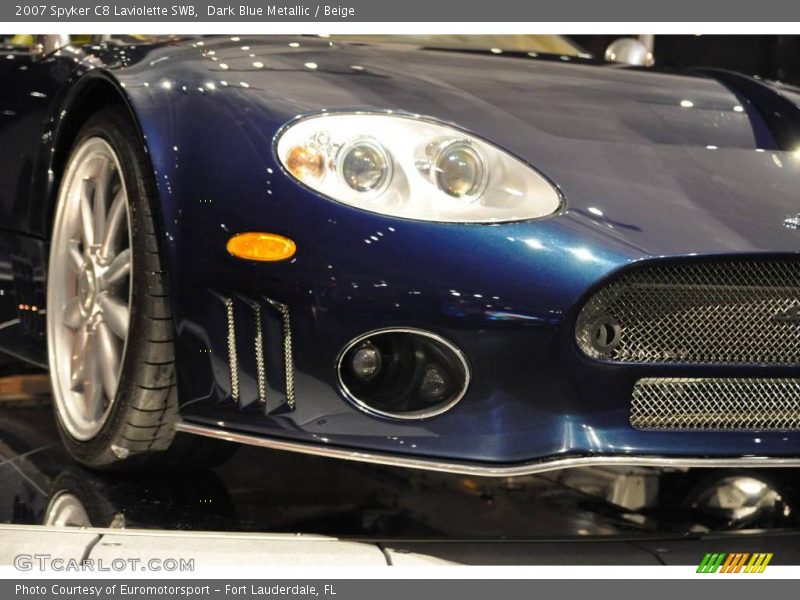 Dark Blue Metallic / Beige 2007 Spyker C8 Laviolette SWB