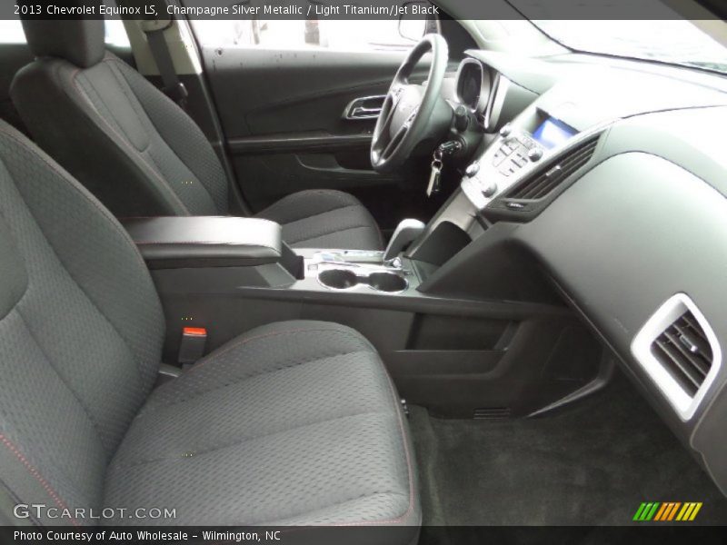 Champagne Silver Metallic / Light Titanium/Jet Black 2013 Chevrolet Equinox LS