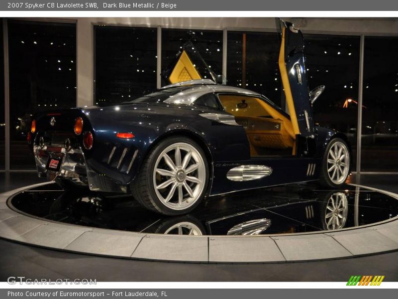 Dark Blue Metallic / Beige 2007 Spyker C8 Laviolette SWB