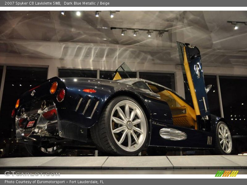 Dark Blue Metallic / Beige 2007 Spyker C8 Laviolette SWB
