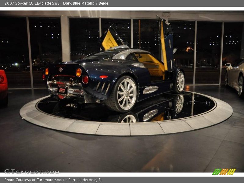 Dark Blue Metallic / Beige 2007 Spyker C8 Laviolette SWB
