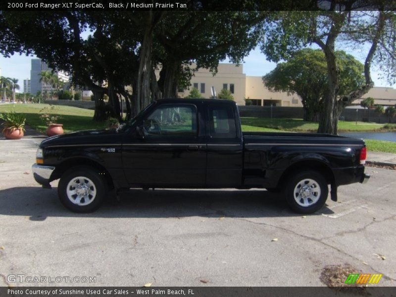 Black / Medium Prairie Tan 2000 Ford Ranger XLT SuperCab