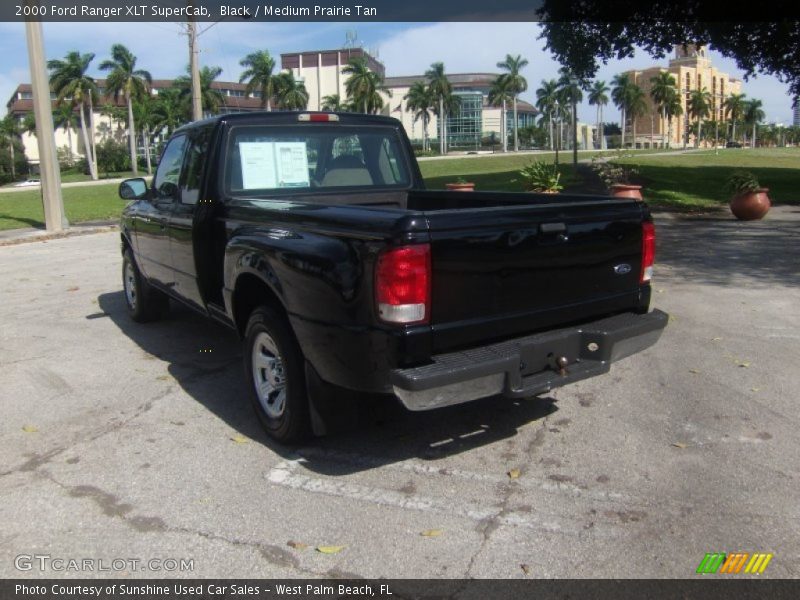 Black / Medium Prairie Tan 2000 Ford Ranger XLT SuperCab