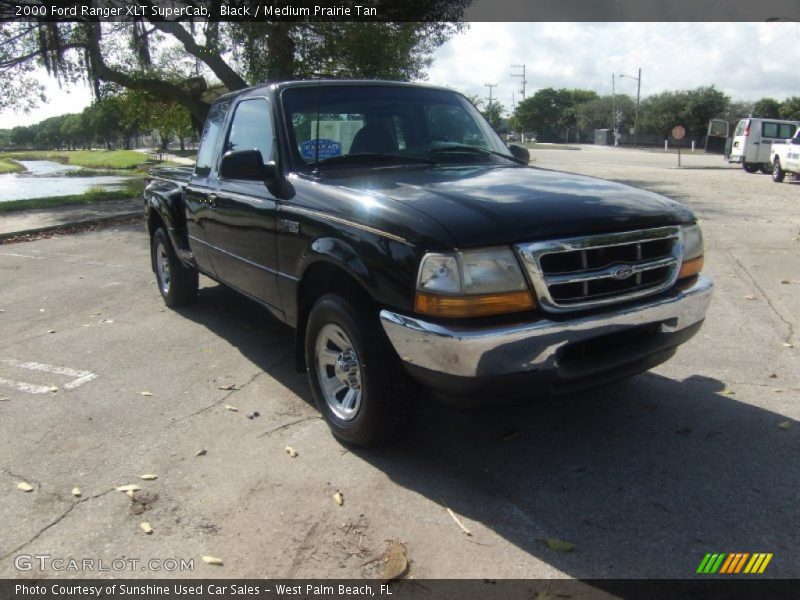 Black / Medium Prairie Tan 2000 Ford Ranger XLT SuperCab