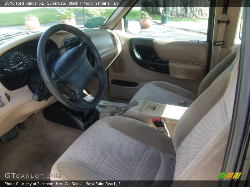 Black / Medium Prairie Tan 2000 Ford Ranger XLT SuperCab