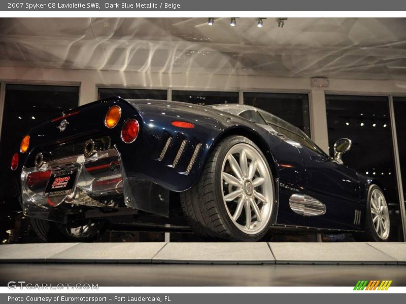 Dark Blue Metallic / Beige 2007 Spyker C8 Laviolette SWB