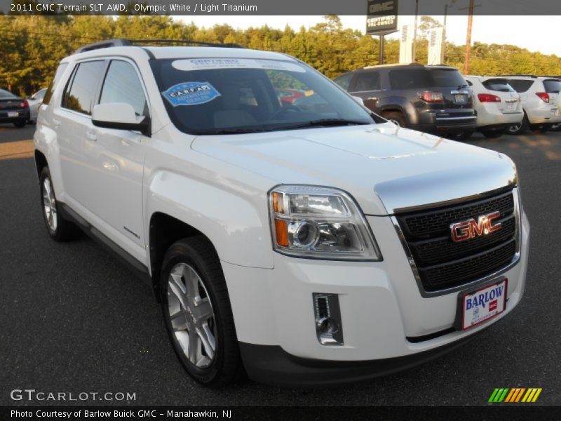 Olympic White / Light Titanium 2011 GMC Terrain SLT AWD