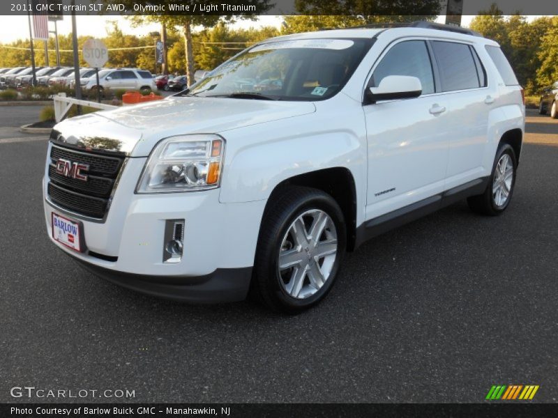 Olympic White / Light Titanium 2011 GMC Terrain SLT AWD