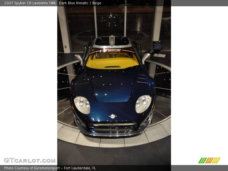 Dark Blue Metallic / Beige 2007 Spyker C8 Laviolette SWB