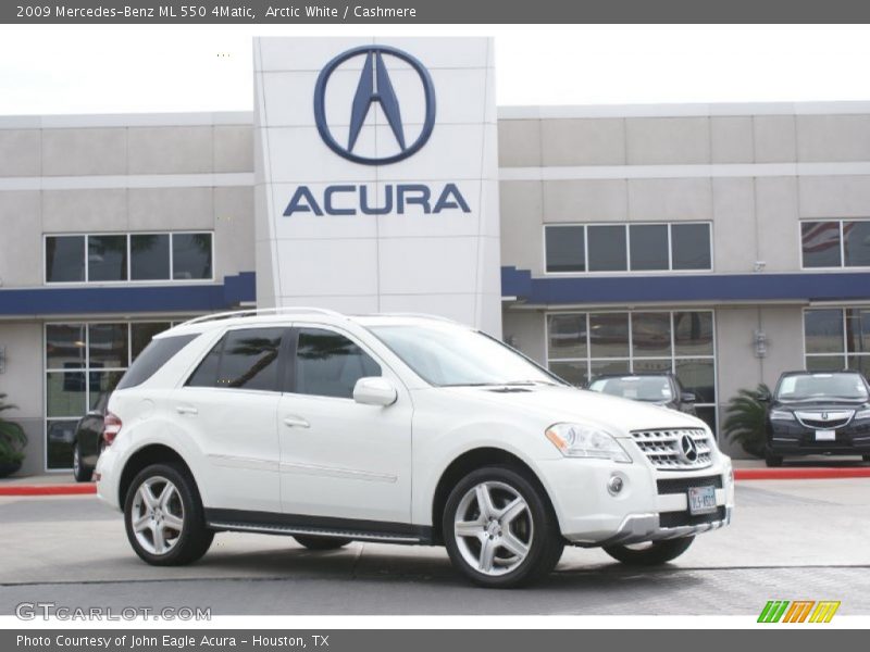 Arctic White / Cashmere 2009 Mercedes-Benz ML 550 4Matic