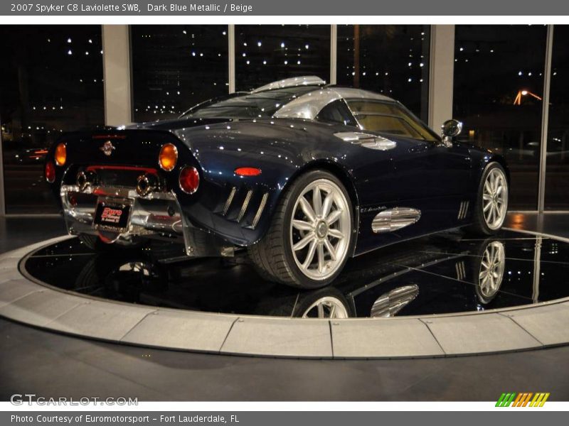 Dark Blue Metallic / Beige 2007 Spyker C8 Laviolette SWB