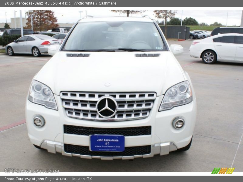 Arctic White / Cashmere 2009 Mercedes-Benz ML 550 4Matic