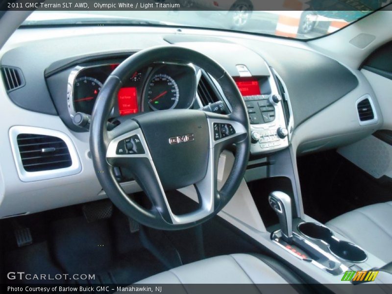 Olympic White / Light Titanium 2011 GMC Terrain SLT AWD