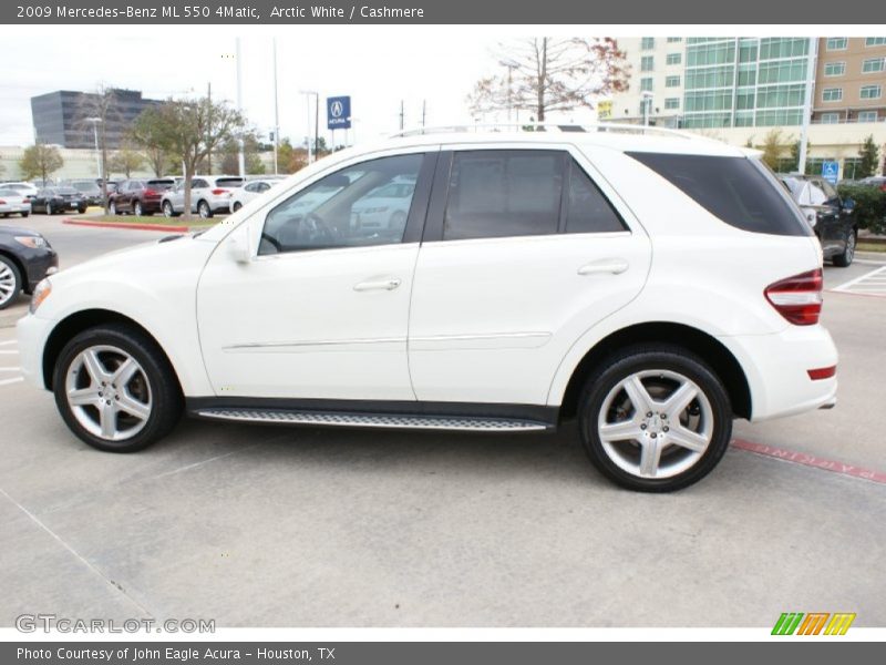 Arctic White / Cashmere 2009 Mercedes-Benz ML 550 4Matic