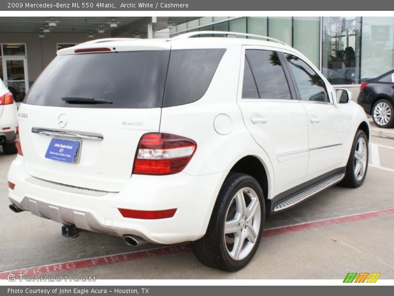 Arctic White / Cashmere 2009 Mercedes-Benz ML 550 4Matic