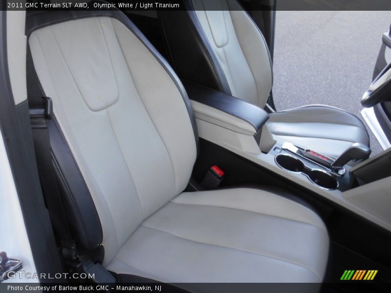 Olympic White / Light Titanium 2011 GMC Terrain SLT AWD