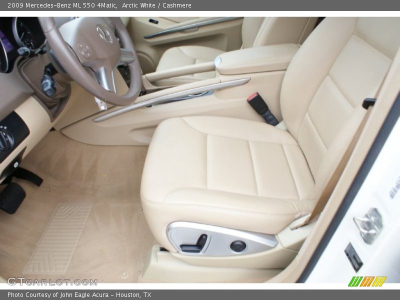 Arctic White / Cashmere 2009 Mercedes-Benz ML 550 4Matic