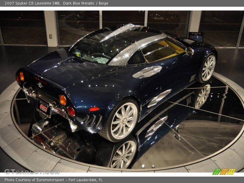 Dark Blue Metallic / Beige 2007 Spyker C8 Laviolette SWB