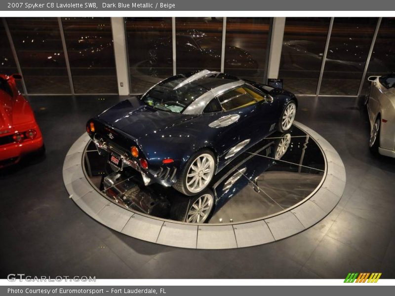 Dark Blue Metallic / Beige 2007 Spyker C8 Laviolette SWB