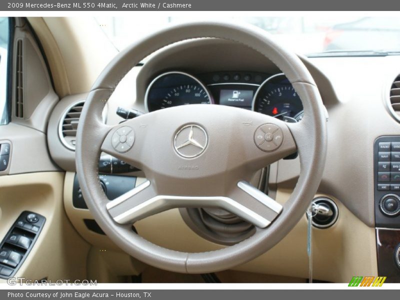 Arctic White / Cashmere 2009 Mercedes-Benz ML 550 4Matic