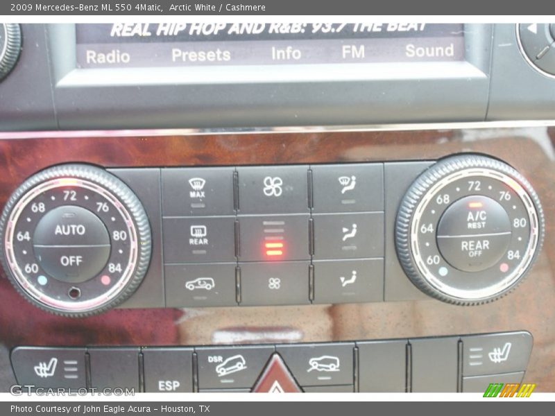 Arctic White / Cashmere 2009 Mercedes-Benz ML 550 4Matic