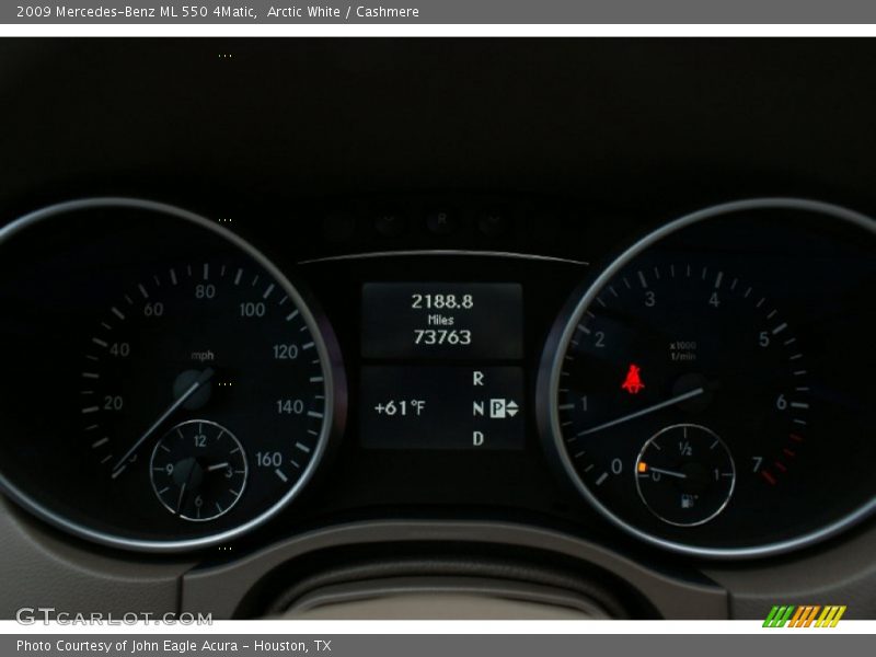 Arctic White / Cashmere 2009 Mercedes-Benz ML 550 4Matic