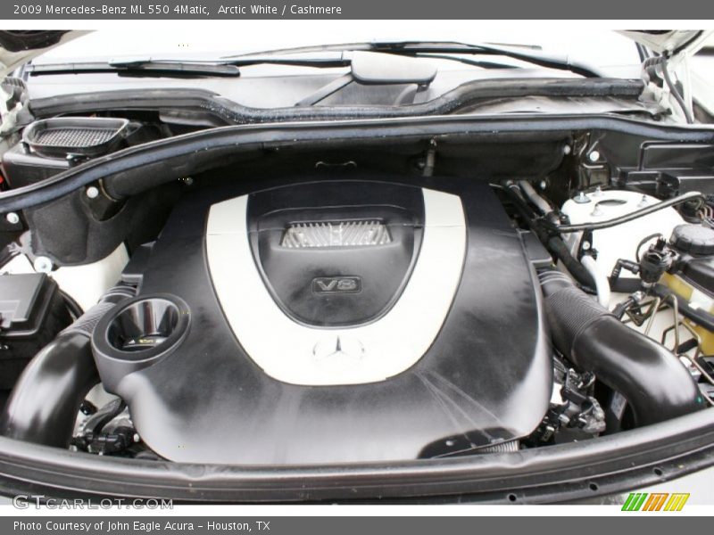 Arctic White / Cashmere 2009 Mercedes-Benz ML 550 4Matic